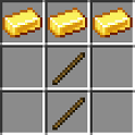 Gold pickaxe crafting.png